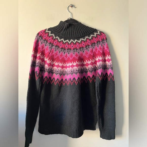 Lucky Brand Women's Fair Isle Turtleneck Sweater - Picture 3 of 8